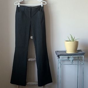 EXPRESS Black Pants with White Stripes